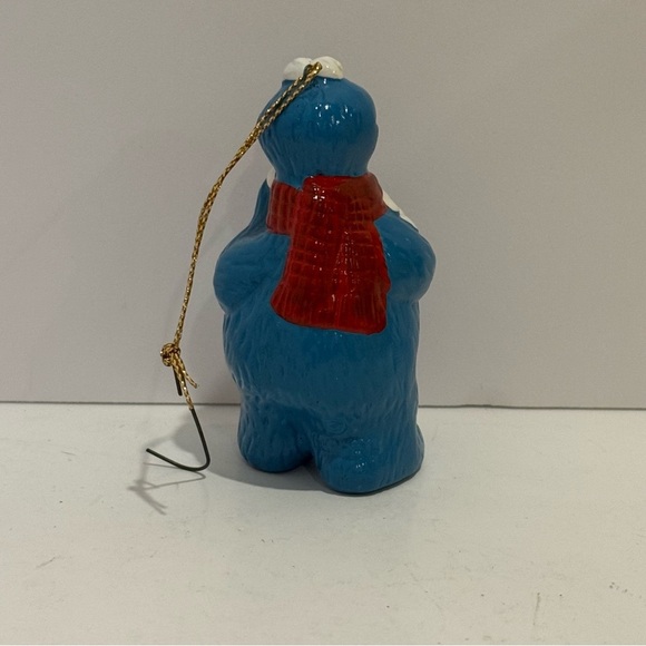 Vintage Sesame Street Cookie Monster Amd Big Ceramic Christmas Figurine Ornament - Picture 4 of 14